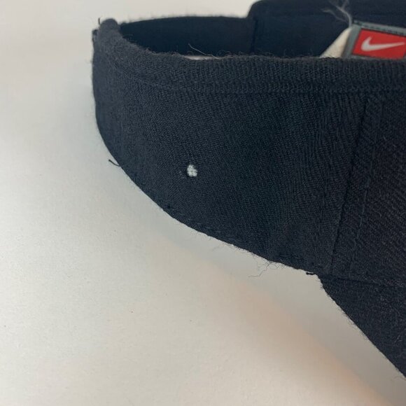 San Francisco Giants MLB Vintage Black Nike 100% Wool Adjustable Visor READ - Picture 3 of 7